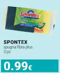 Tigotà Spontex spugna fibra plus offerta