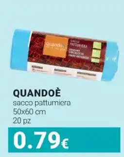 Tigotà QUANDOÈ sacco pattumiera offerta