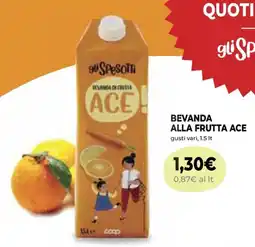 Ipercoop Beveranda in frutta ACE offerta