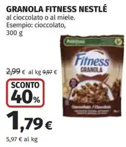 Ipercoop Granola Fitness Nestlé offerta