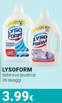 Tigotà Lysoform detergente lavatrice offerta