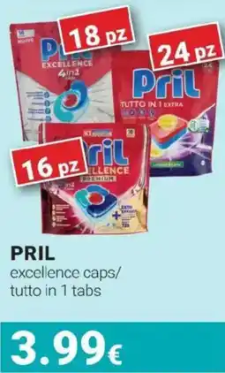 Tigotà PRIL excellence caps/tutto in 1 tabs offerta