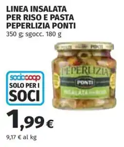 Ipercoop LINEA INSALATA PER RISO E PASTA PEPERLIZIA PONTI offerta