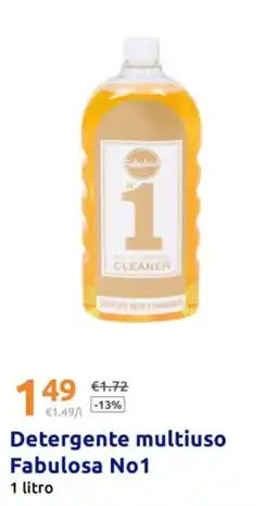 Action Detergente multiuso Fabulosa No1 offerta