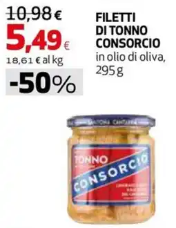 Ipercoop Filetti di tonno consorcio offerta