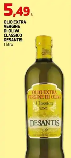 Ipercoop Olio extra vergine di oliva classico Desantis offerta