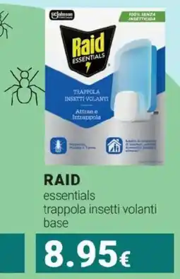 Tigotà RAID essentials trappola insetti volanti base offerta