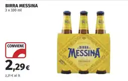 Ipercoop Birra Messina offerta