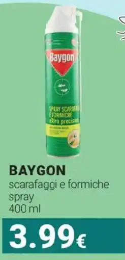 Tigotà Baygon scarafaggi e formiche spray offerta
