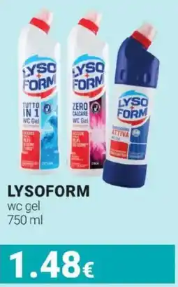 Tigotà LYSOFORM wc gel offerta