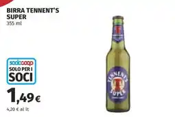 Ipercoop Birra Tennent's Super offerta