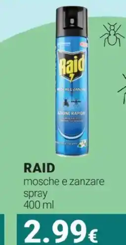 Tigotà RAID mosche e zanzare spray offerta