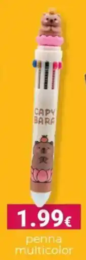 Tigotà Capy Bara penna multicolor offerta