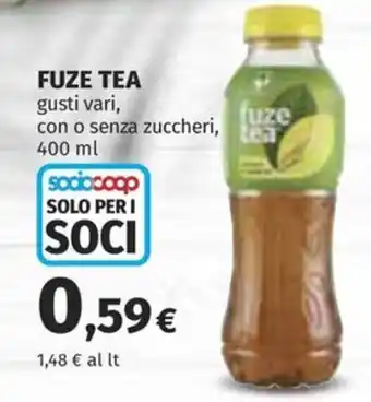 Ipercoop FUZE TEA offerta