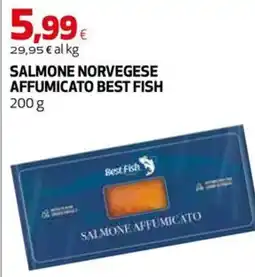 Ipercoop SALMONE NORVEGESE AFFUMICATO BEST FISH offerta