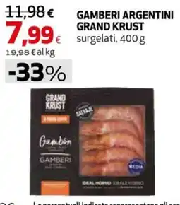 Ipercoop Gamberi Argentini Grand Krust offerta