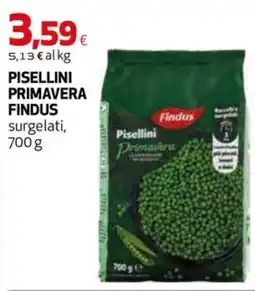 Ipercoop Pisellini Primavera Findus offerta