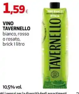 Ipercoop Vino Tavernello offerta