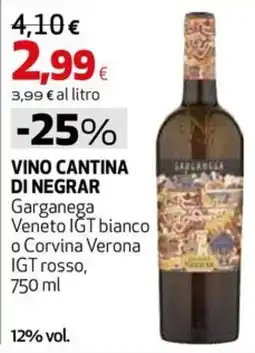 Ipercoop VINO CANTINA DI NEGRAR offerta