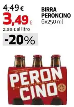 Ipercoop Birra Peroncino offerta