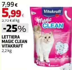 Ipercoop Lettiera Magic Clean Vitakraft offerta