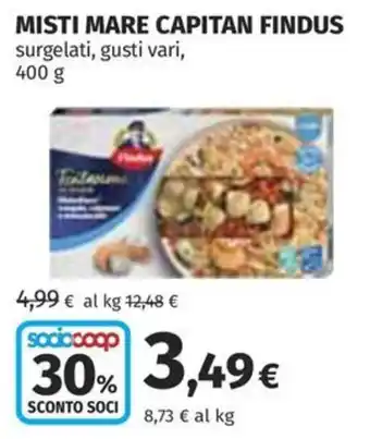 Ipercoop MISTI MARE CAPITAN FINDUS offerta