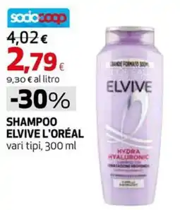 Ipercoop SHAMPOO ELVIVE L'ORÉAL offerta
