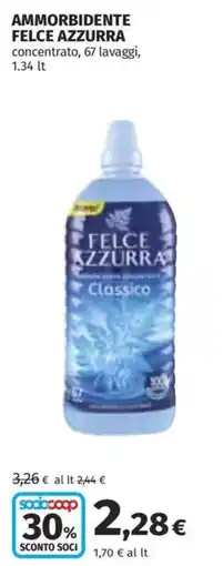 Ipercoop Ammorbidente Felce Azzurra offerta
