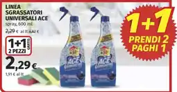 Ipercoop Sgrassatori universali ACE offerta