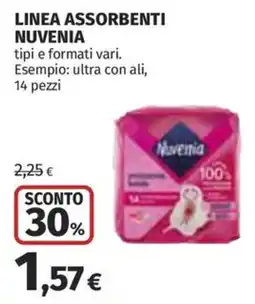 Ipercoop LINEA ASSORBENTI NUVENIA offerta