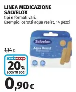 Ipercoop Salvelox cerotti aqua resist offerta