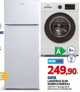 Ipercoop DAYA LAVATRICE SLIM offerta