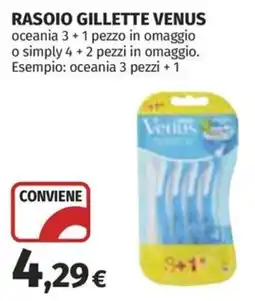 Ipercoop Rasoio Gillette Venus offerta