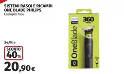 Ipercoop OneBlade Philips offerta