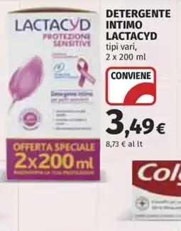 Ipercoop Detergente intimo Lactacyd offerta