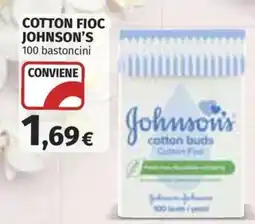 Ipercoop COTTON FIOC JOHNSON'S offerta