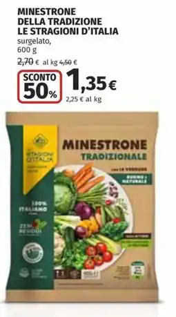 Ipercoop Minestrone della tradizione Le Stragioni d'Italia offerta