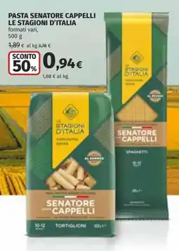 Ipercoop Pasta senatore cappelli le stagioni d'italia offerta