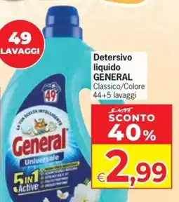 Despar Detersivo liquido GENERAL offerta