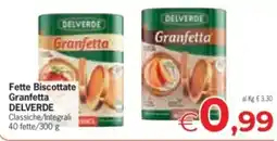 Despar Fette Biscottate Granfetta DELVERDE offerta