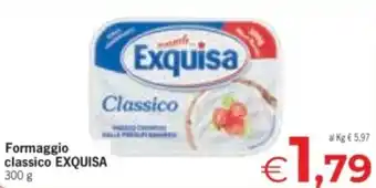 Despar Formaggio classico EXQUISA offerta