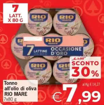 Despar Tonno all'olio di oliva RIO MARE offerta