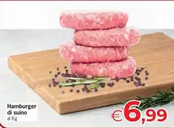 Despar Hamburger di suino offerta