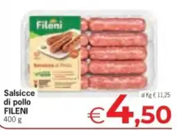 Despar Salsicce di pollo FILENI offerta