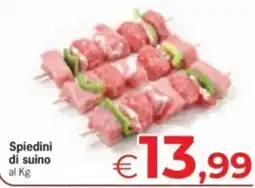 Despar Spiedini di suino offerta