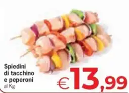 Despar Spiedini di tacchino e peperoni offerta