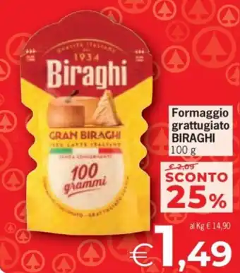 Despar Formaggio grattugiato BIRAGHI offerta
