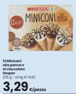 Despar Miniconi alla panna e al cioccolato Despar offerta