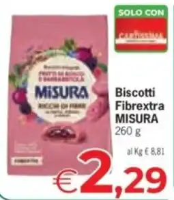 Despar Biscotti Fibrextra MISURA offerta
