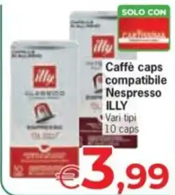 Despar Caffè caps compatibile Nespresso ILLY offerta